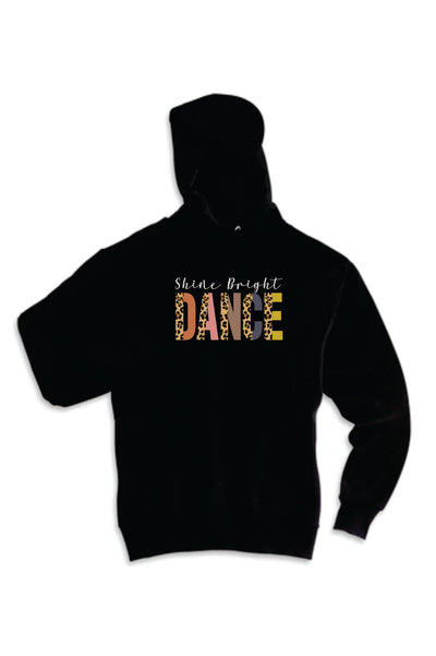 Shine Bright Dance Leopard Hooded Sweatshirt