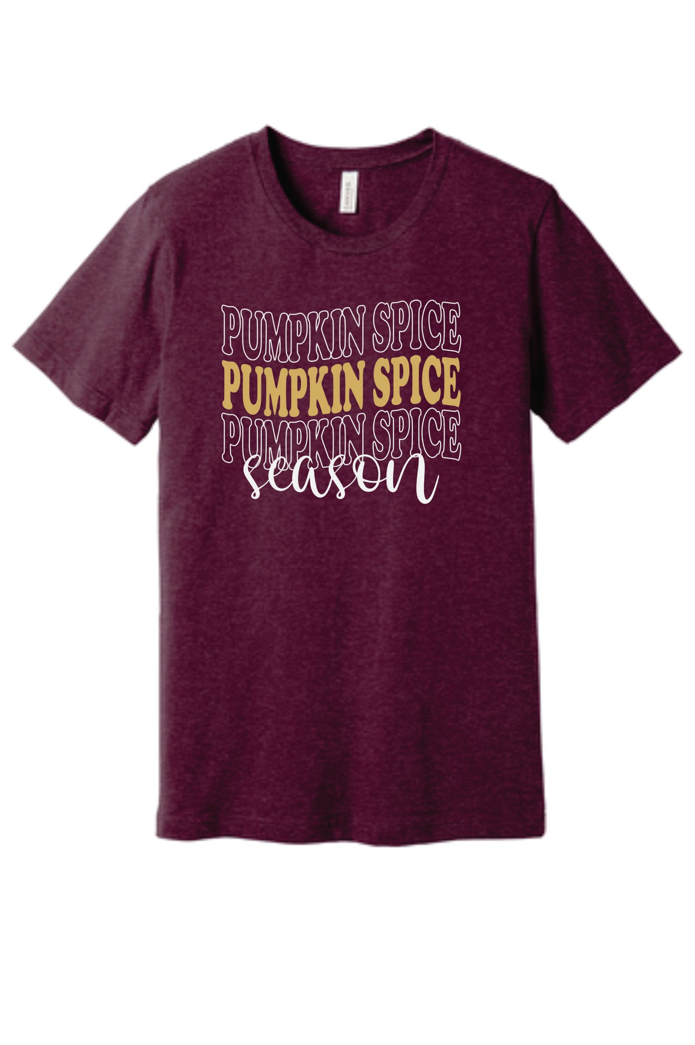 Pumpkin Spice Season Short Sleeve Graphic T-Shirt