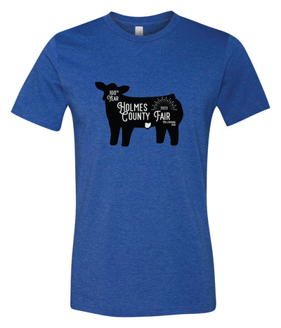 100th Year Holmes County Fair Animal Short Sleeve Graphic T-shirt