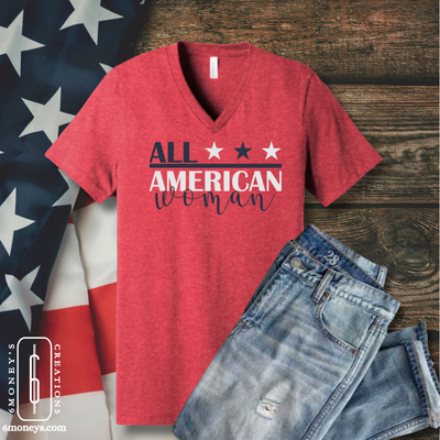 All American Woman Short Sleeve Graphic T-shirt