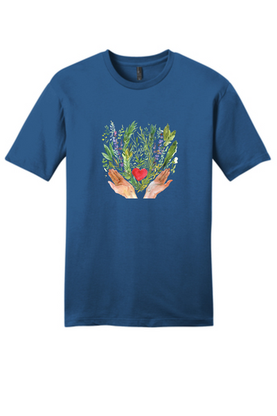 Garden Hands Heart Short Sleeve T-shirt