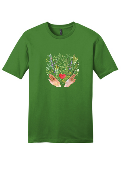 Garden Hands Heart Short Sleeve T-shirt