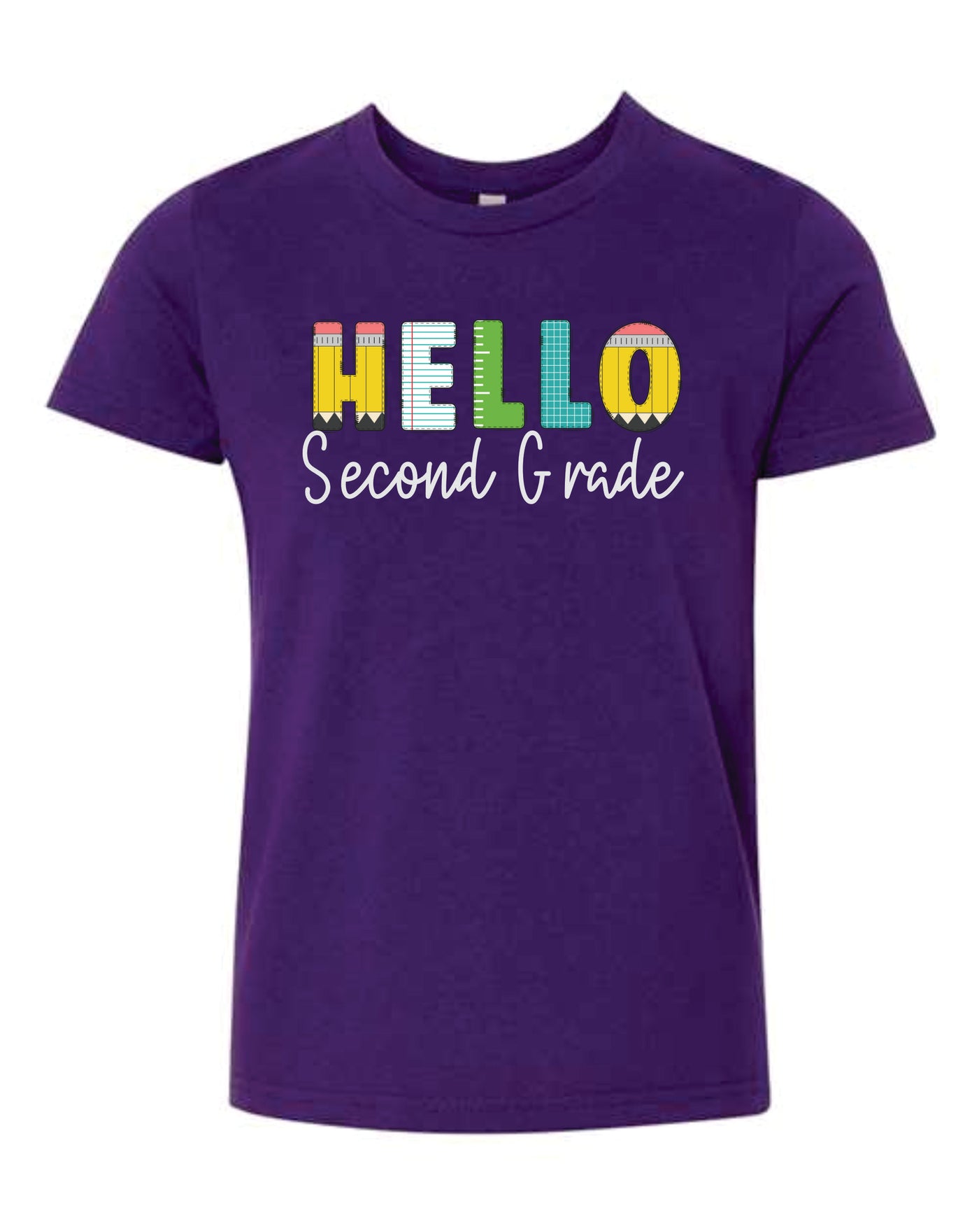 Hello School Short Sleeve Graphic T-shirt