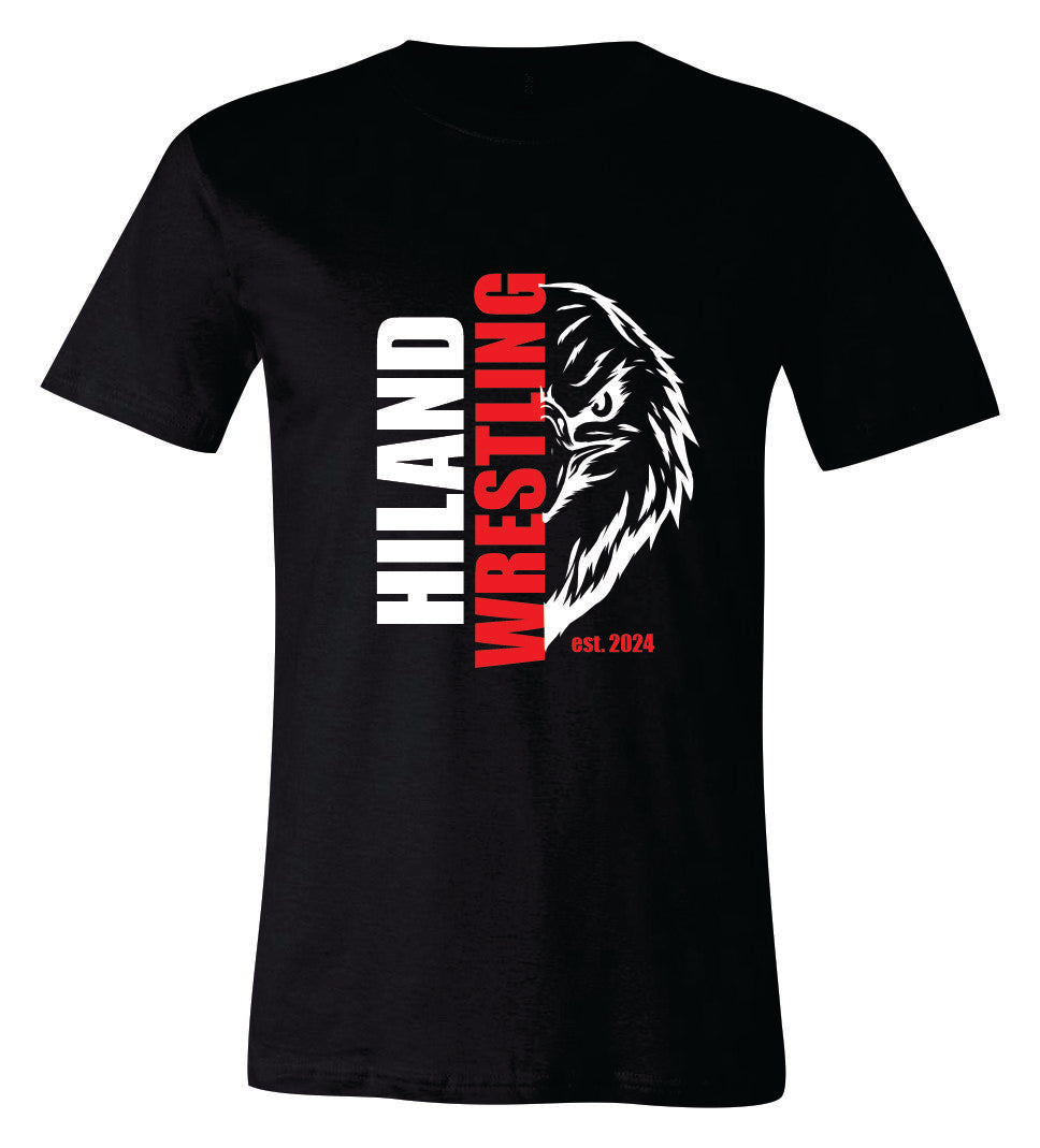 Hiland High School Wrestling Est 2024 Short Sleeve T-shirt