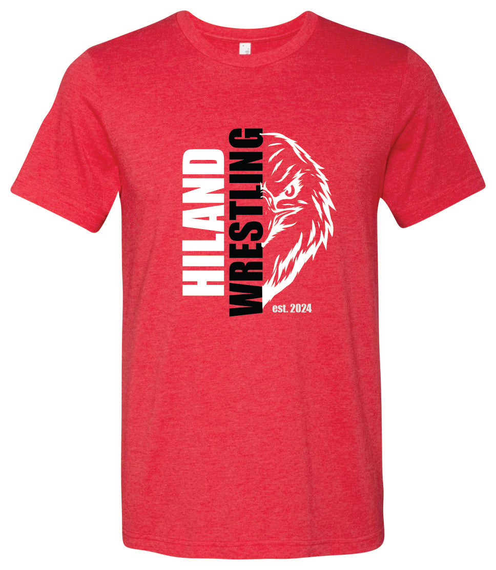 Hiland High School Wrestling Est 2024 Short Sleeve T-shirt