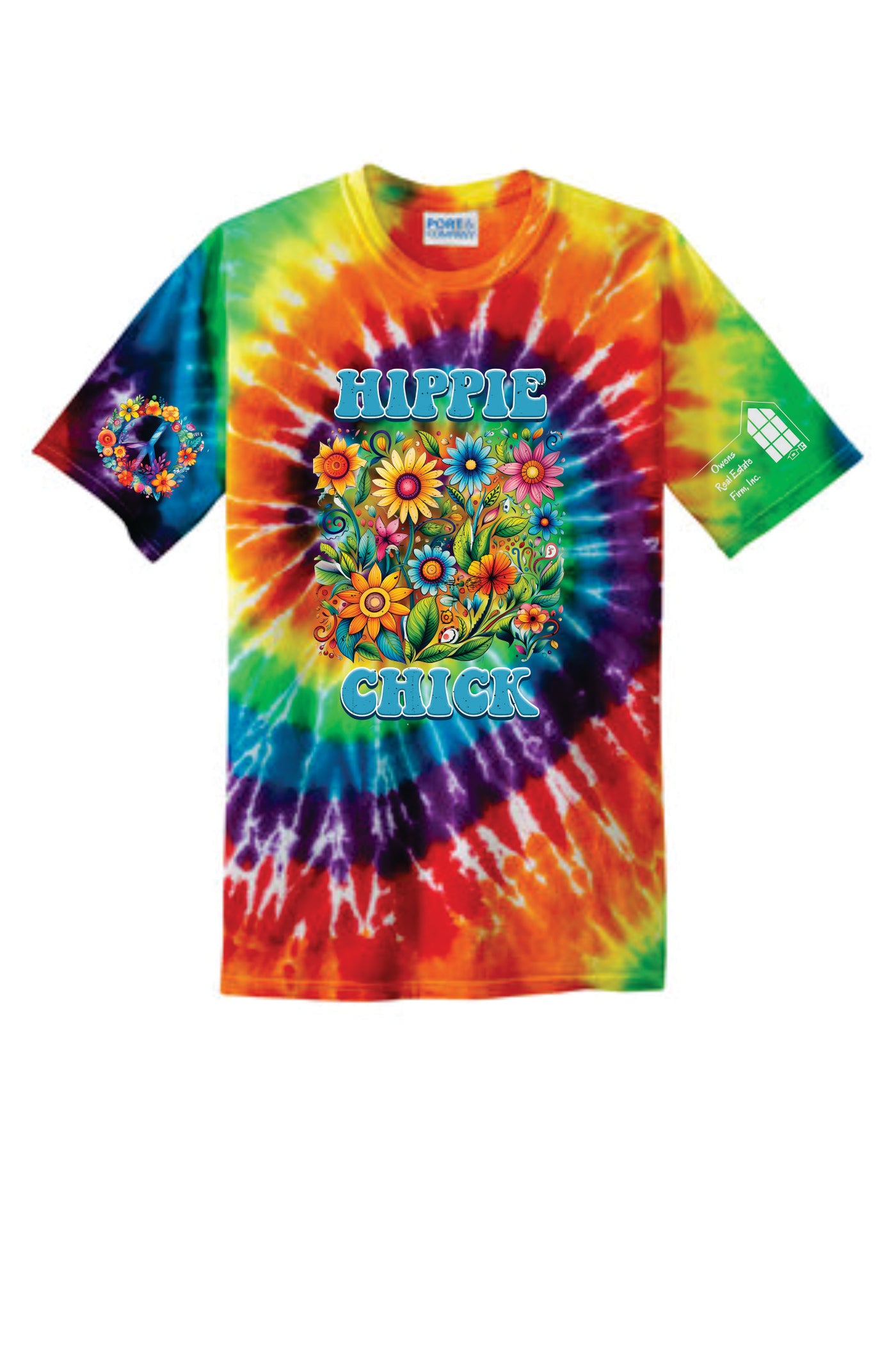 Hippie Chick Tie Dye Short Sleeve T-shirt