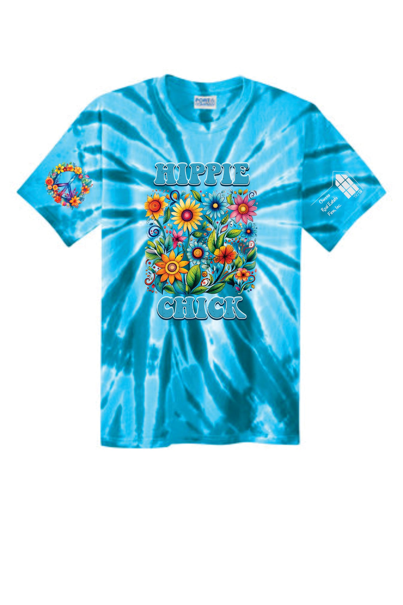 Hippie Chick Tie Dye Short Sleeve T-shirt