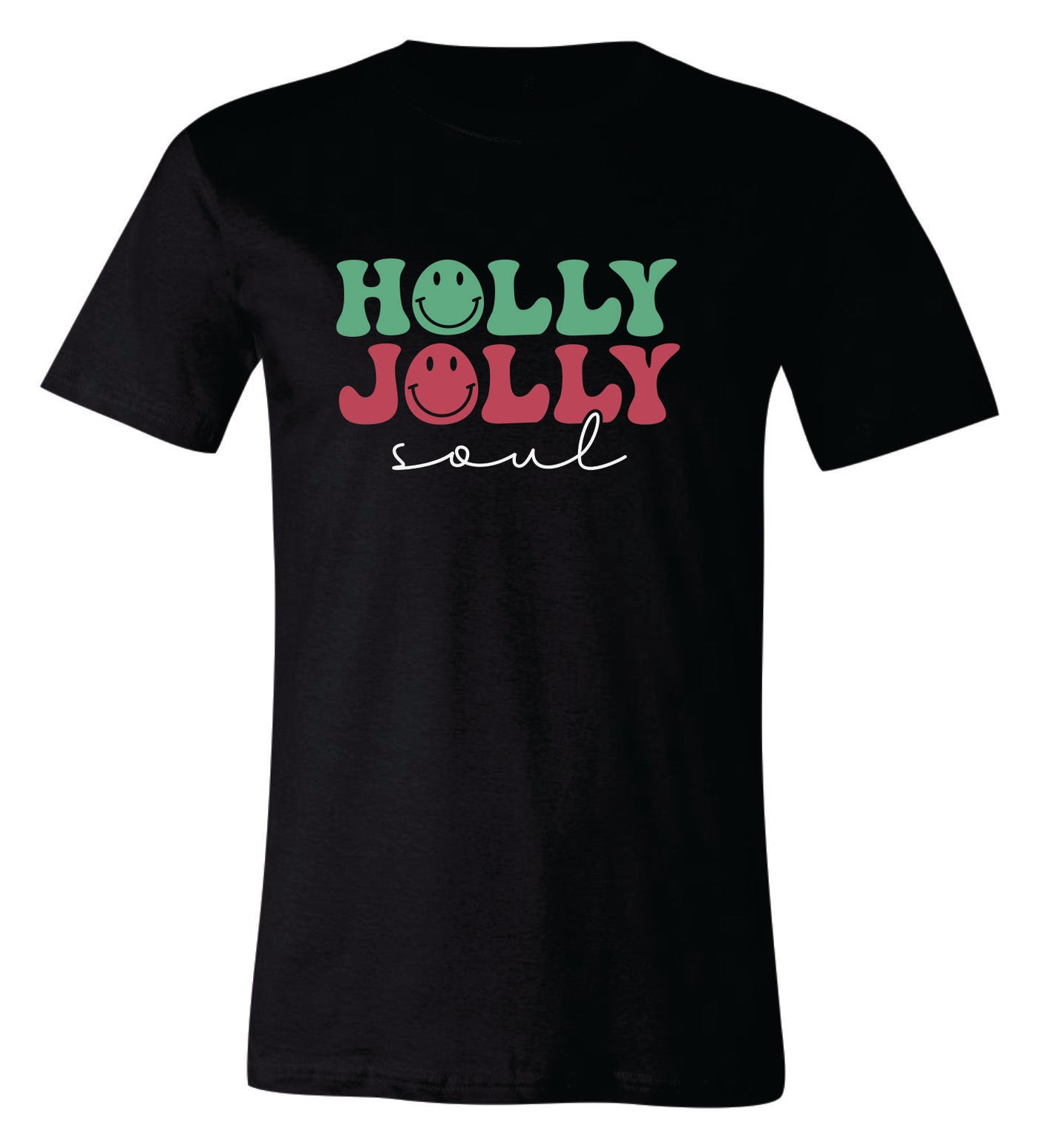 Holly Jolly Soul Short Sleeve T-shirt or Crewneck Sweatshirt