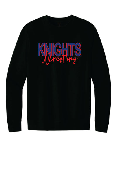 WH Knights Wrestling Crewneck Sweatshirt