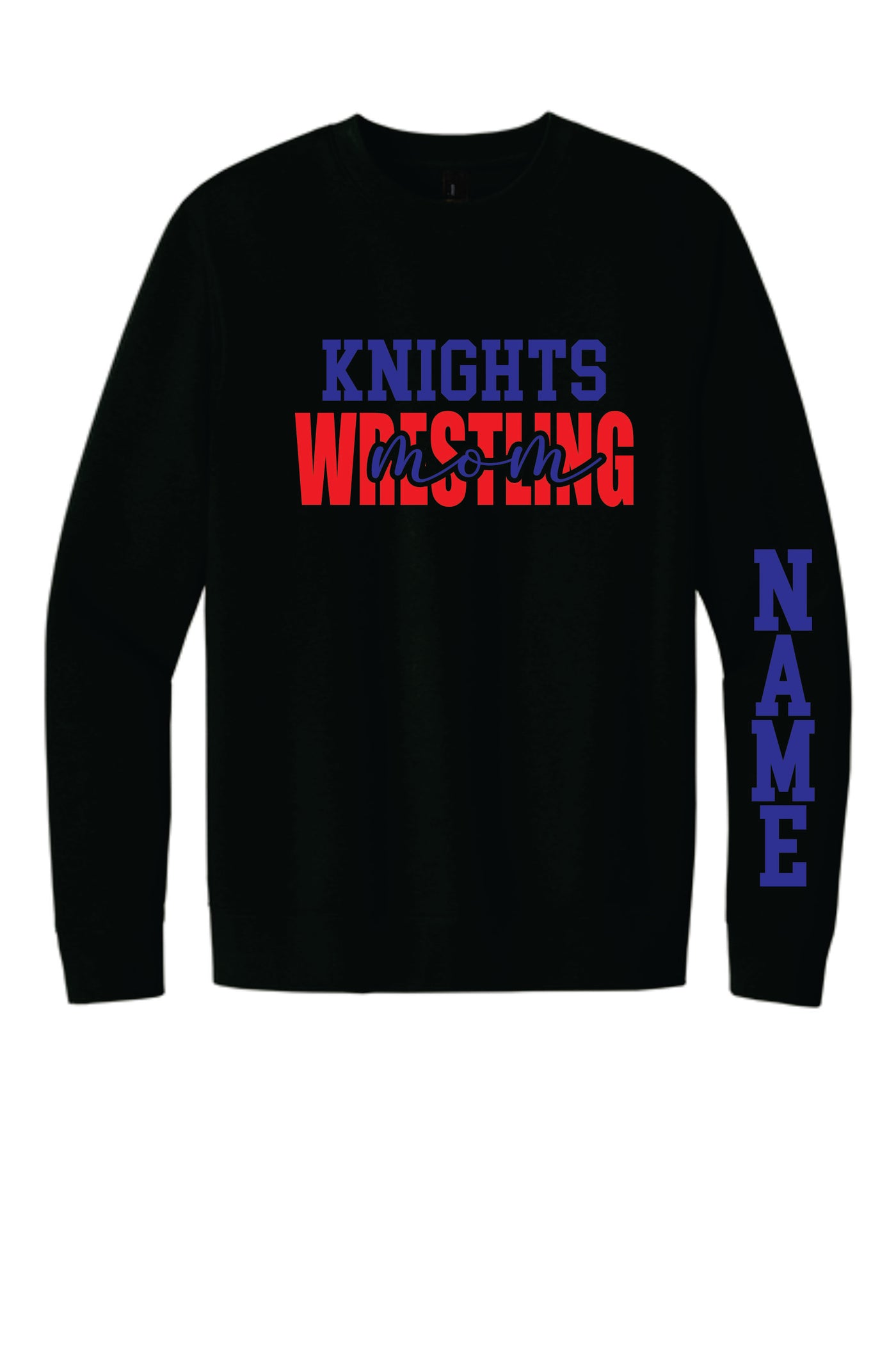 Knights Wrestling Mom Crewneck Sweatshirt