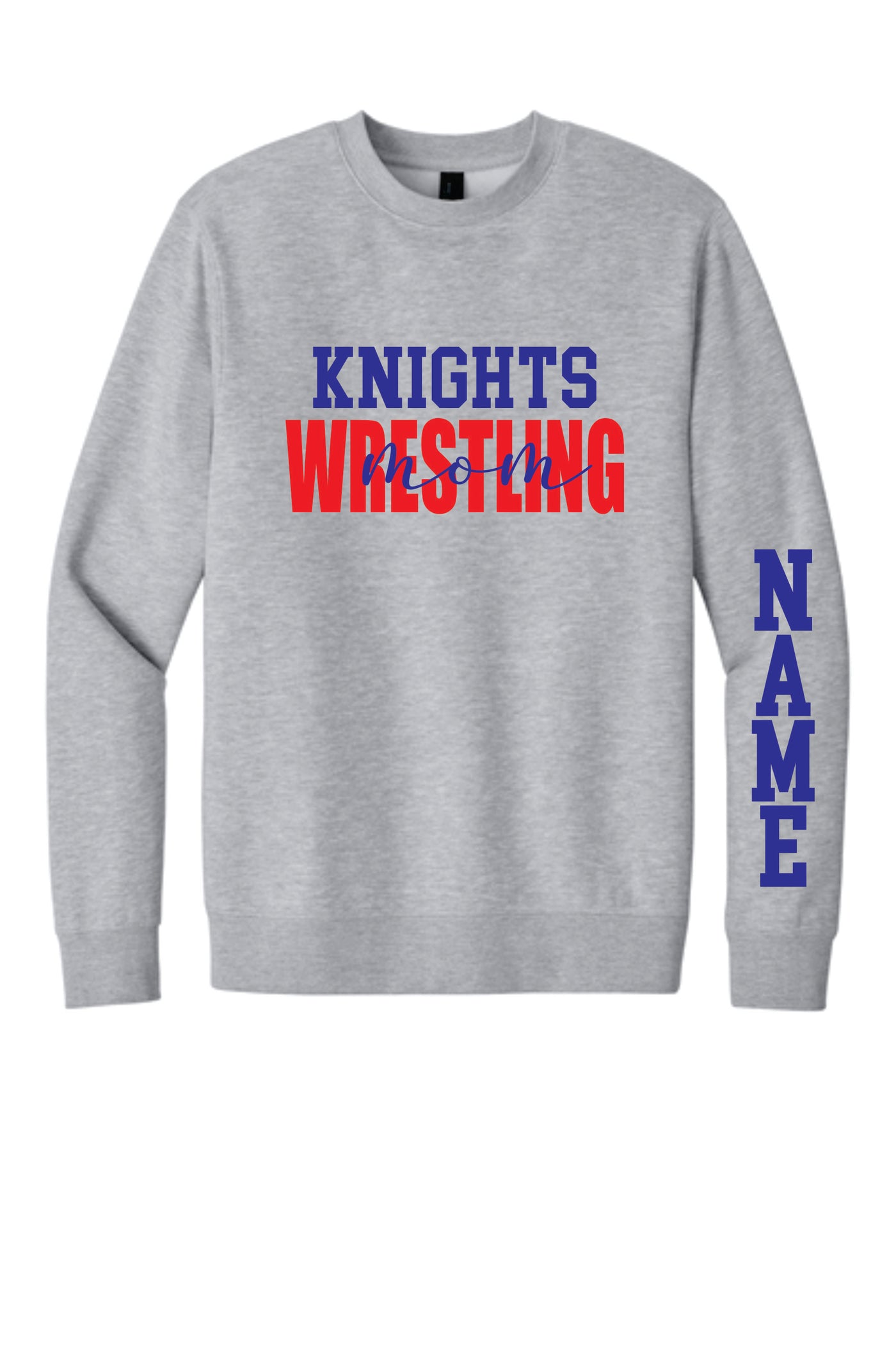 Knights Wrestling Mom Crewneck Sweatshirt