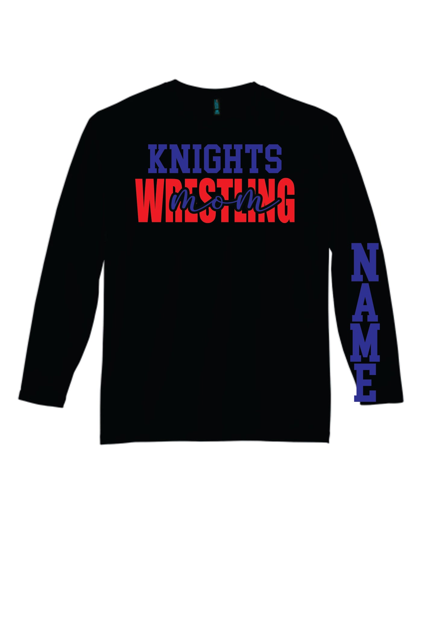 Knights Wrestling Mom Long Sleeve T-shirt