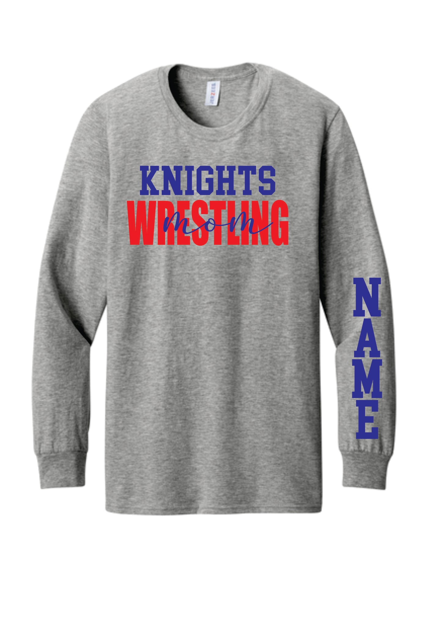 Knights Wrestling Mom Long Sleeve T-shirt