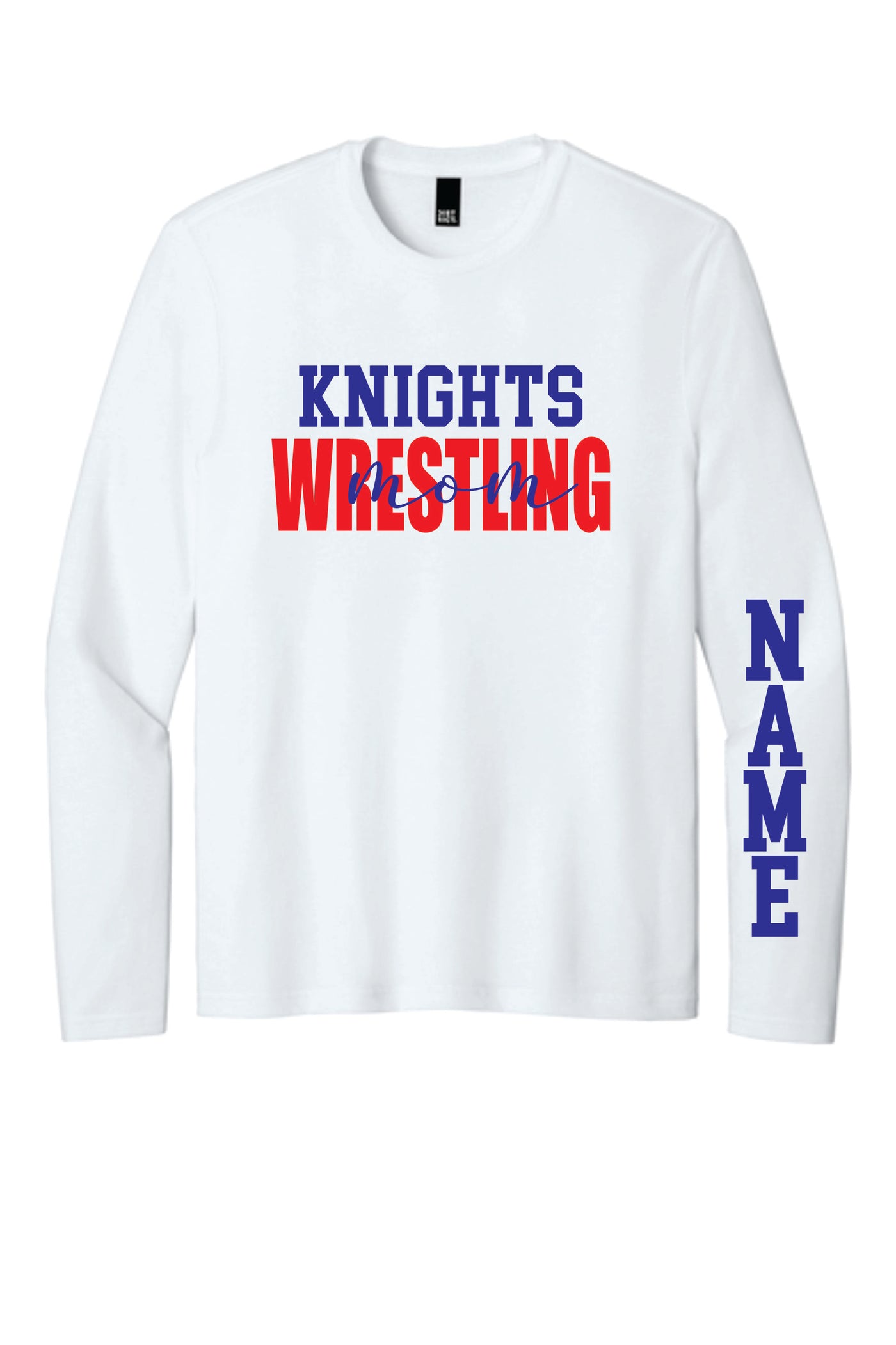 Knights Wrestling Mom Long Sleeve T-shirt