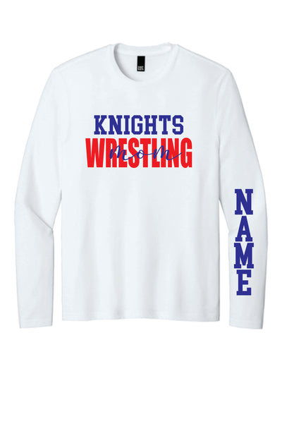 Knights Wrestling Mom Long Sleeve T-shirt