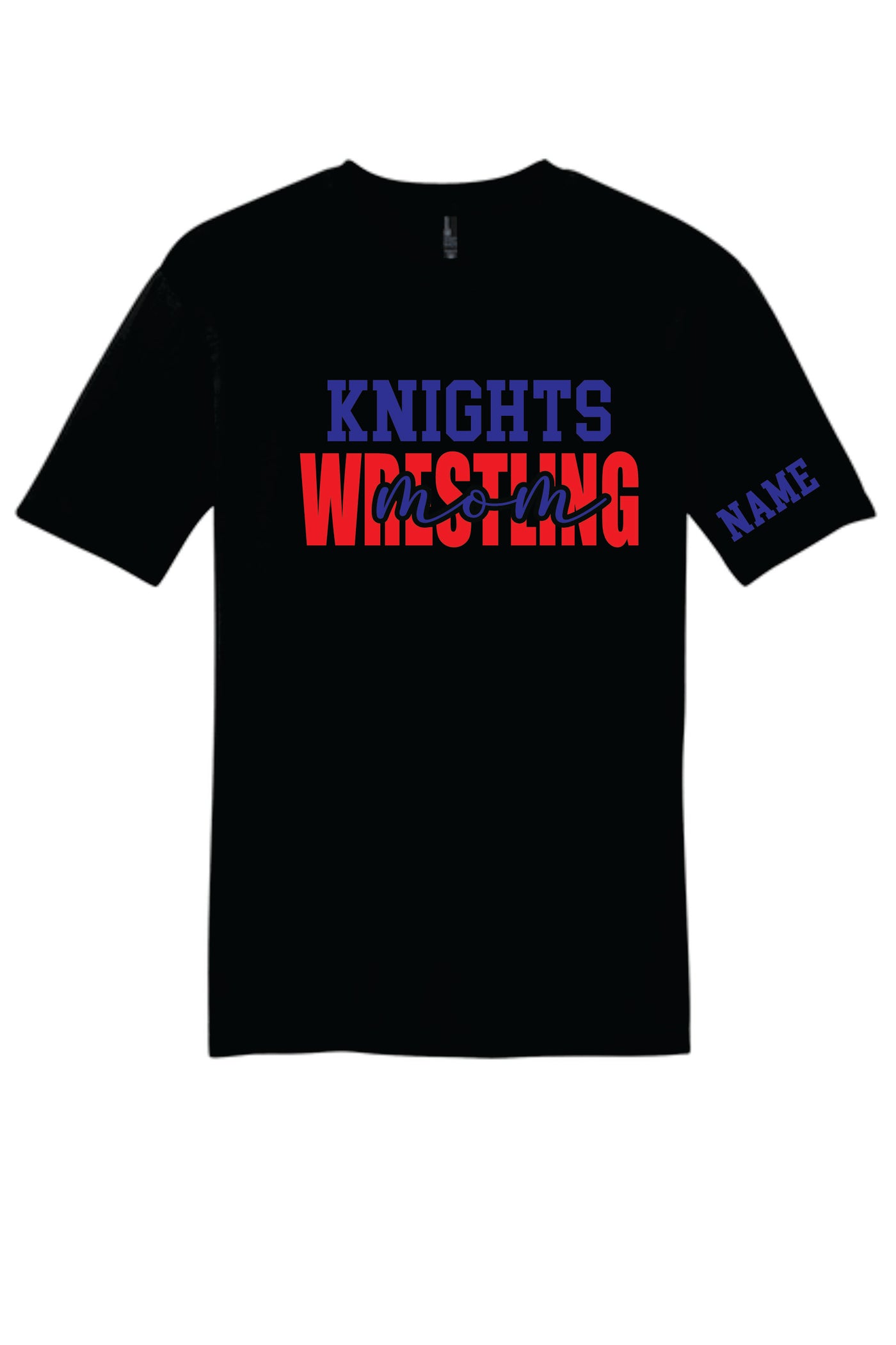 Knights Wrestling Mom Short Sleeve T-shirt
