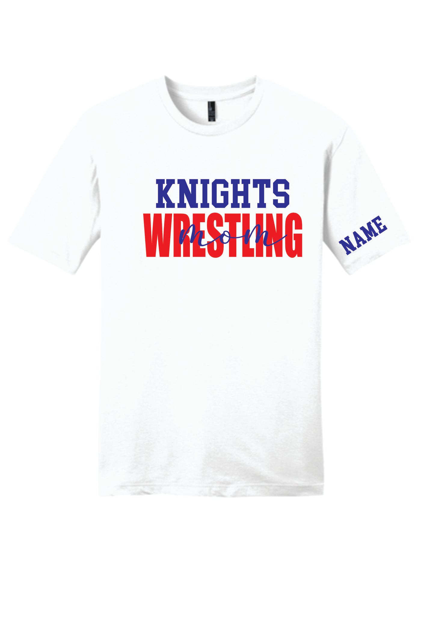 Knights Wrestling Mom Short Sleeve T-shirt