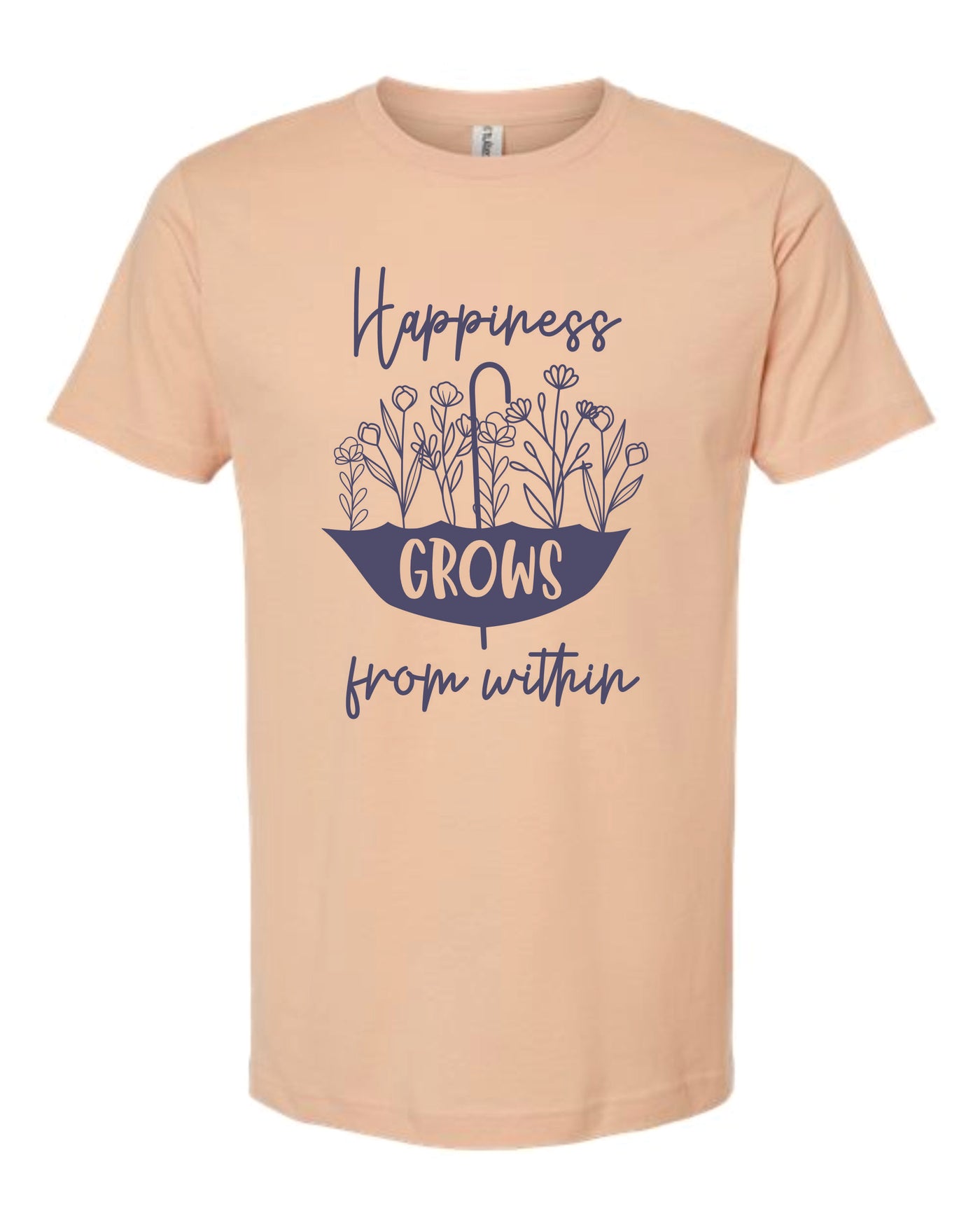Happiness Grows from Within Short Sleeve Graphic Tee