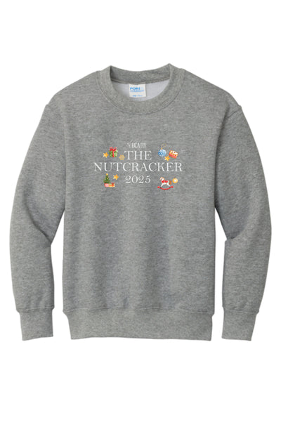 2025 Holmes Center for the Arts Nutcracker Crewneck Sweatshirt Illustrated Design