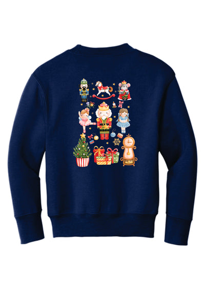 2025 Holmes Center for the Arts Nutcracker Crewneck Sweatshirt Illustrated Design