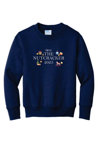 2025 Holmes Center for the Arts Nutcracker Crewneck Sweatshirt Illustrated Design