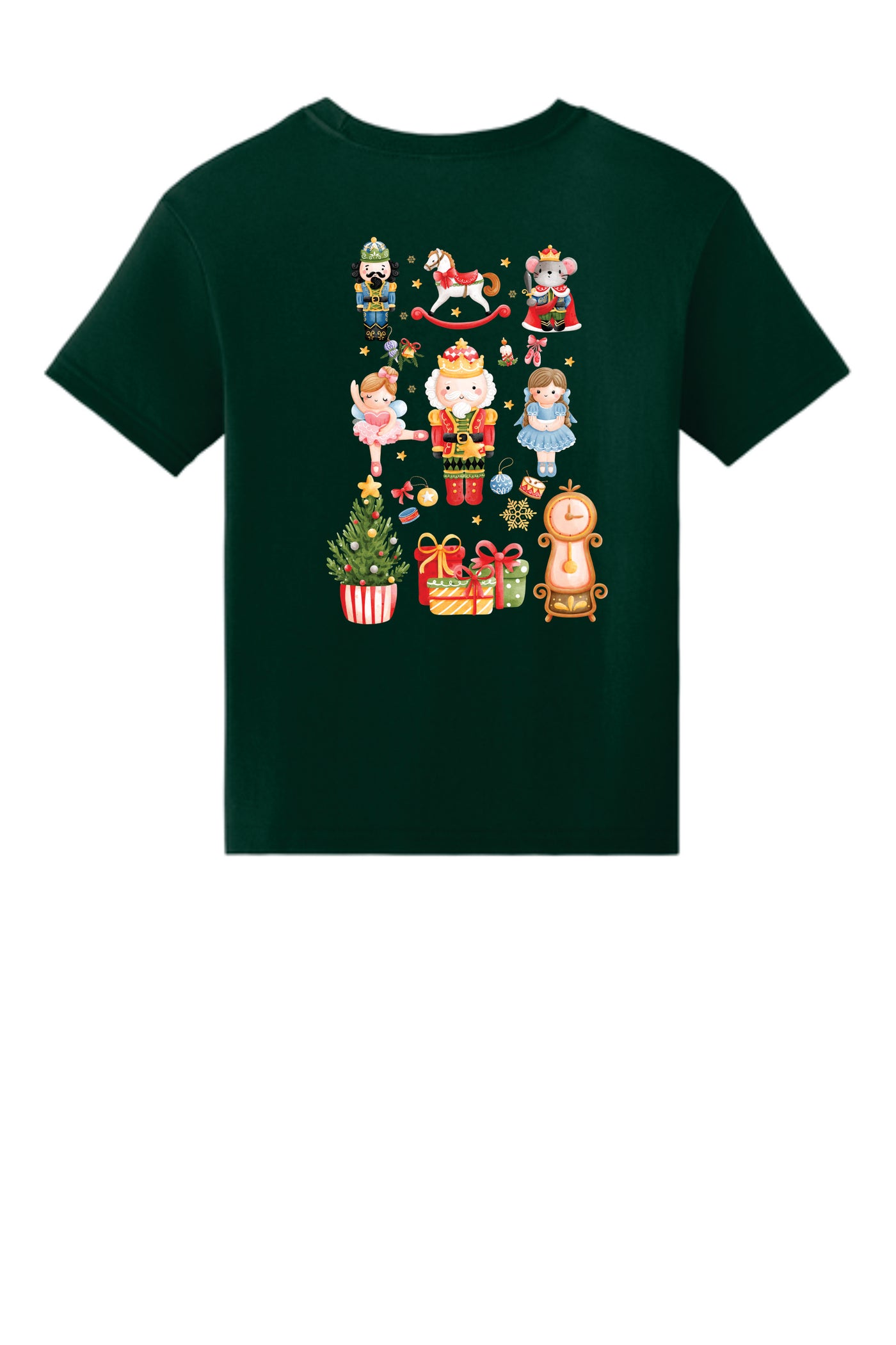 2025 Holmes Center for the Arts Nutcracker Short Sleeve Illustrated Design