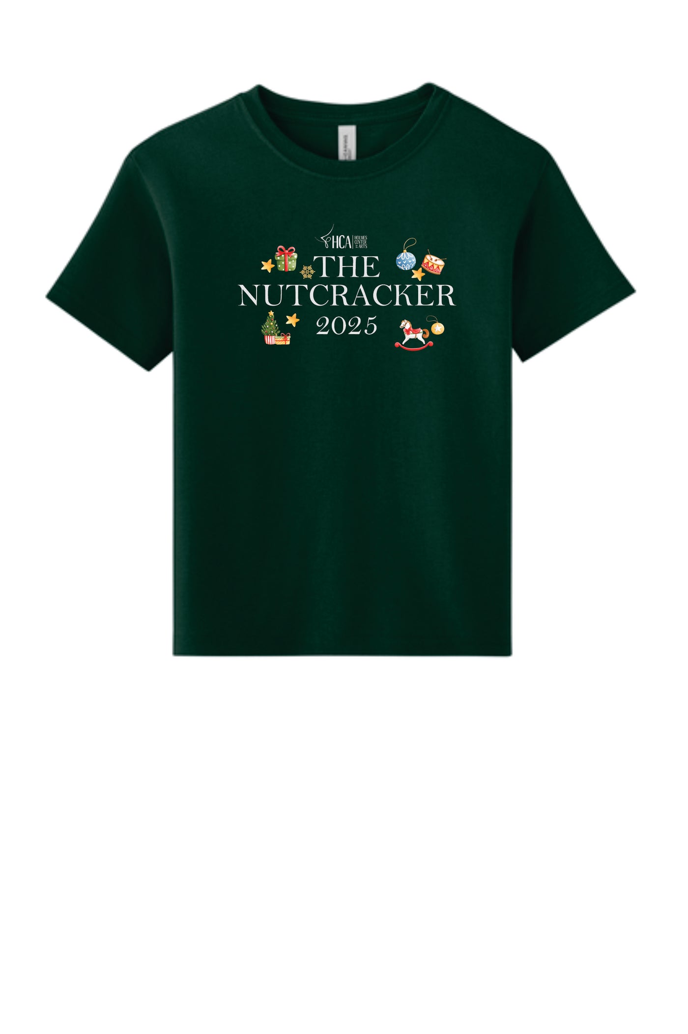 2025 Holmes Center for the Arts Nutcracker Short Sleeve Illustrated Design