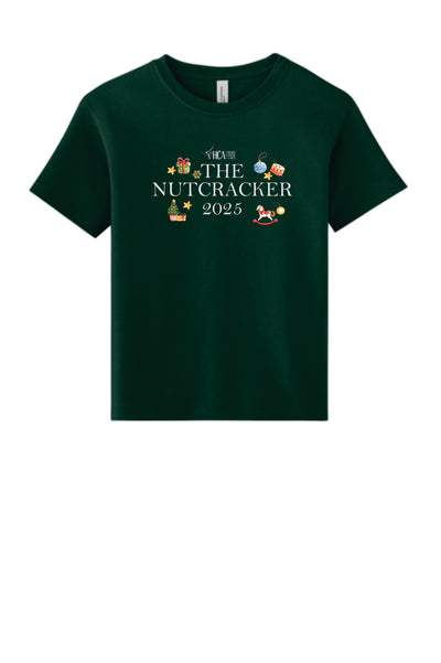 2025 Holmes Center for the Arts Nutcracker Short Sleeve Illustrated Design