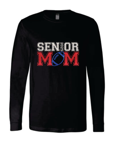 Class of '25 Senior Football Mom Long Sleeve T-shirt