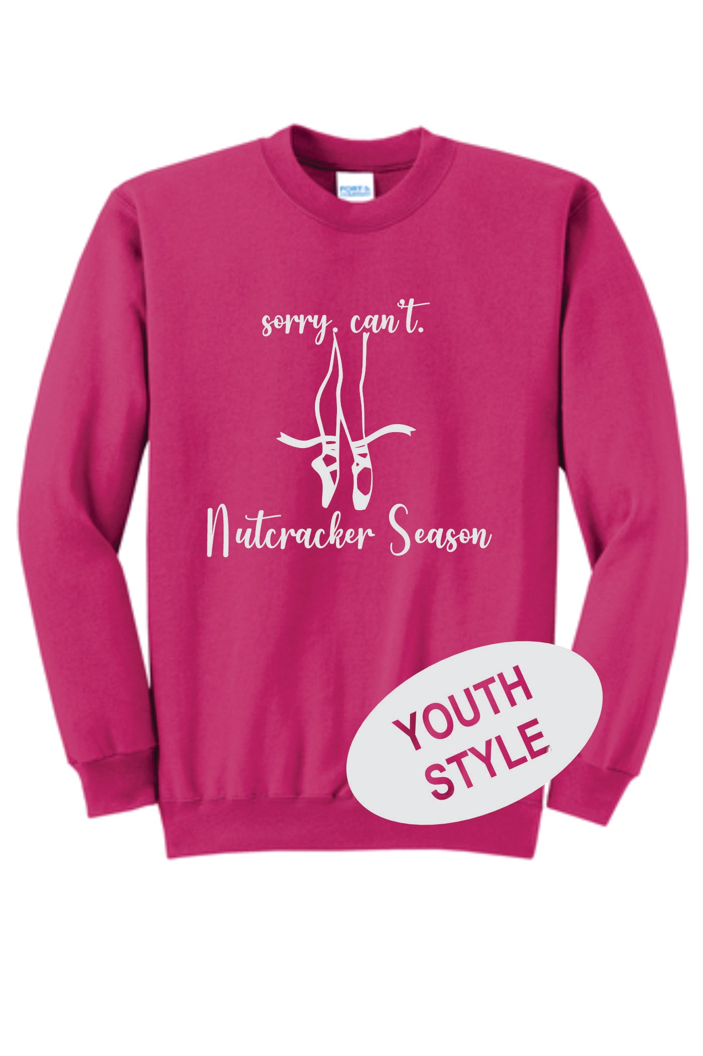 Sorry Can't Nutcracker Season Crewneck Sweatshirt