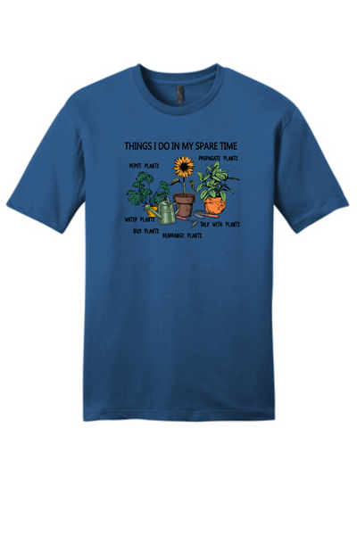 Things I Do Gardening Funny  Short Sleeve T-shirt
