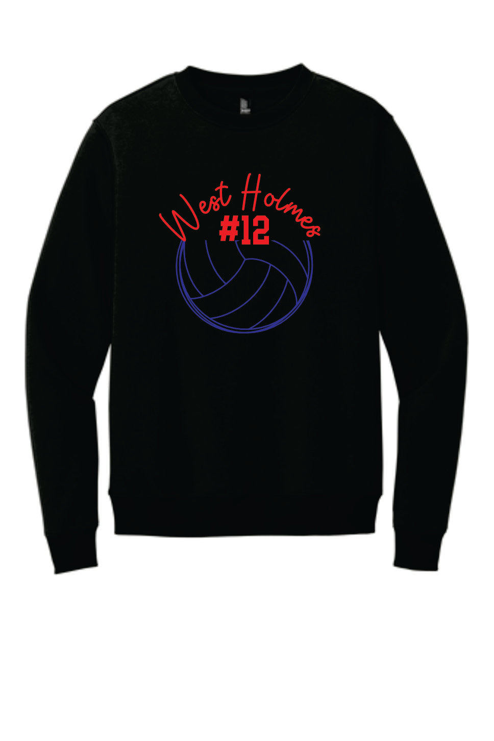 West Holmes Knights Volleyball Crewneck Sweatshirt