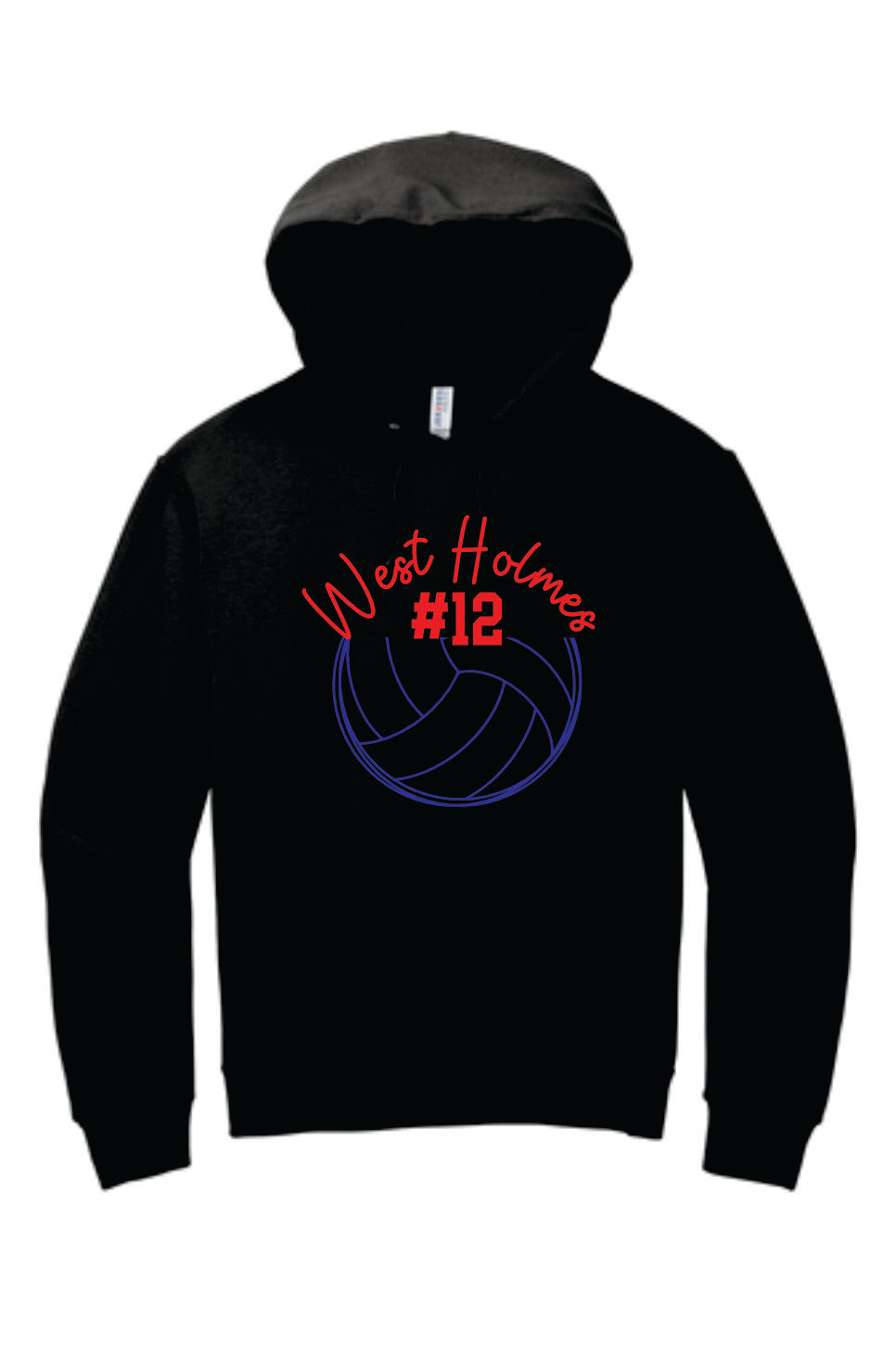 West Holmes Knights Volleyball Hooded Sweatshirt