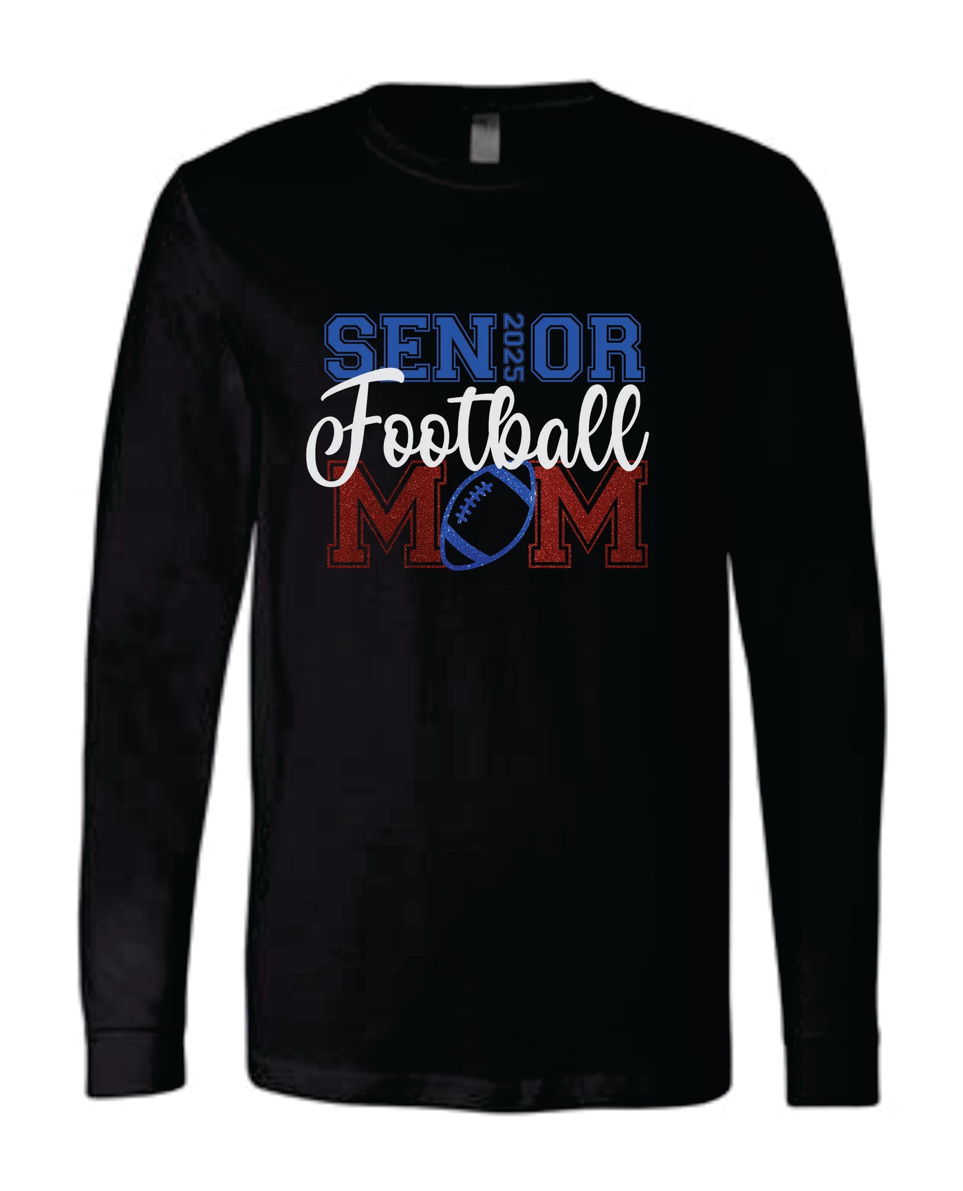 Senior Football Mom Long Sleeve T-shirt