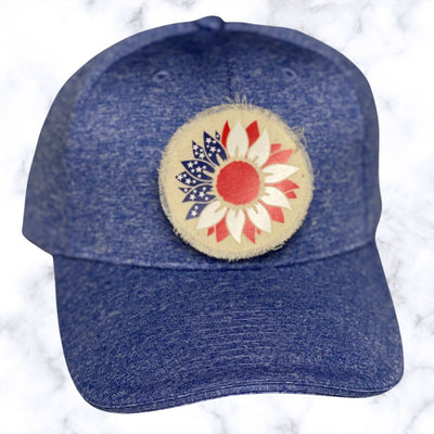 Sunflower Distressed Patch Hat