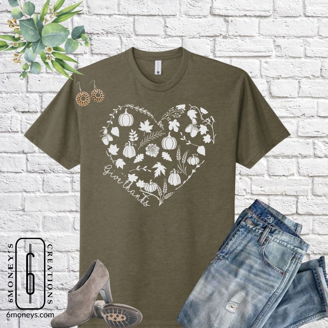 Give Thanks Short Sleeve Graphic T-shirt