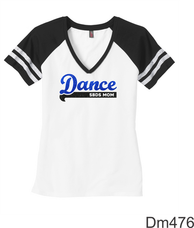 SBDS Dance Mom Varsity V-neck Graphic T-Shirt