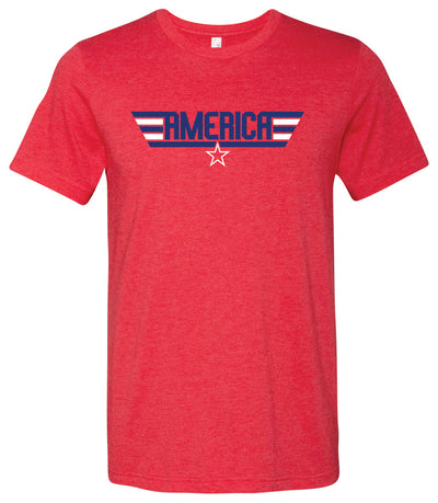 America Short Sleeve Graphic T-shirt