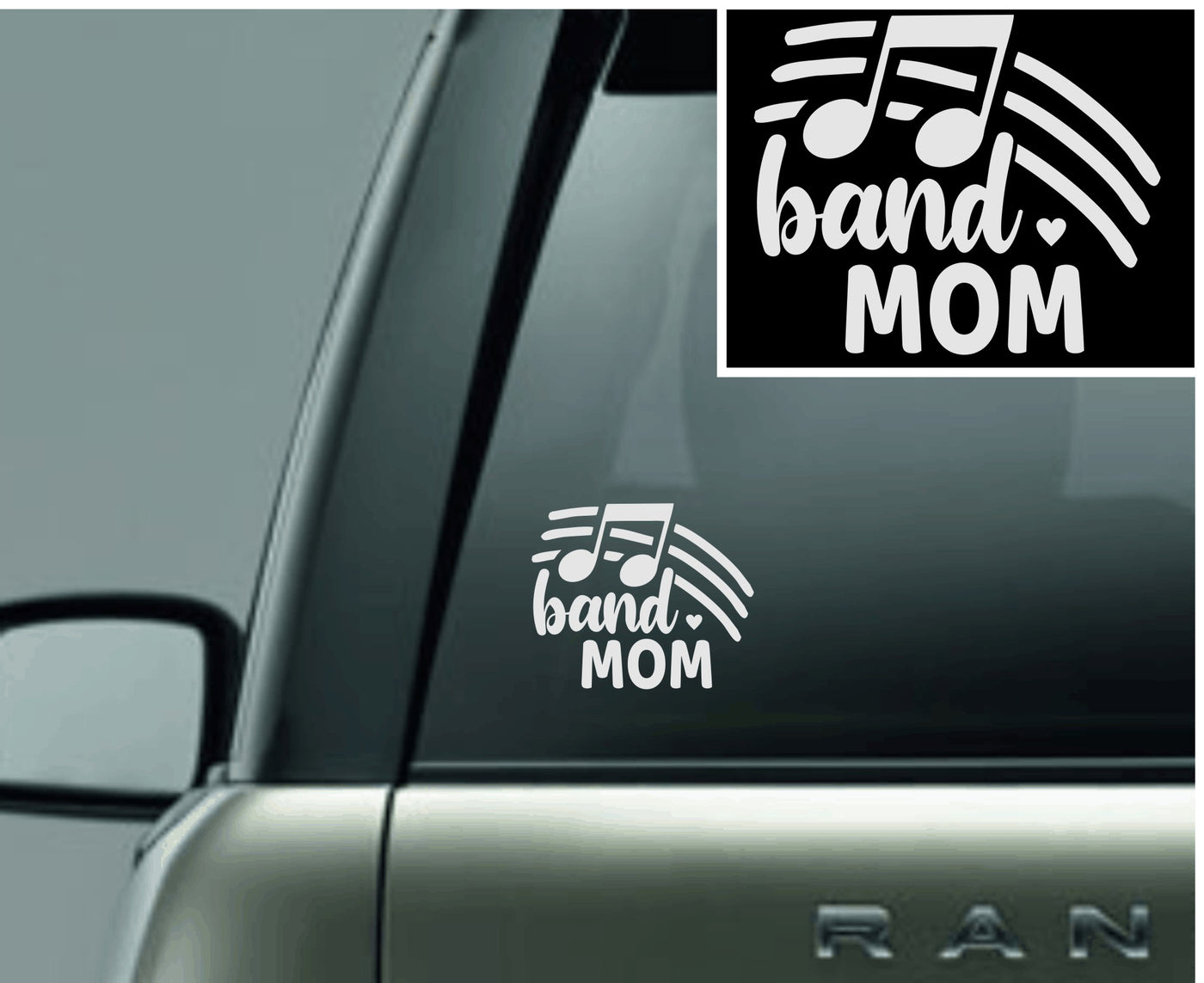 Band Mom Vinyl Decal