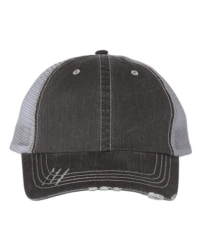 Just a Small Town Girl Distressed Patch Hat