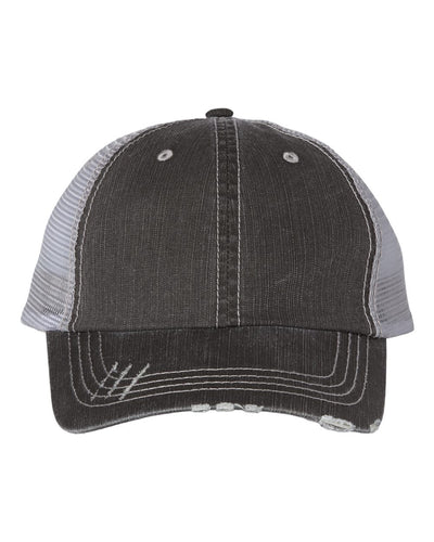 American Mama Distressed Patch Hat