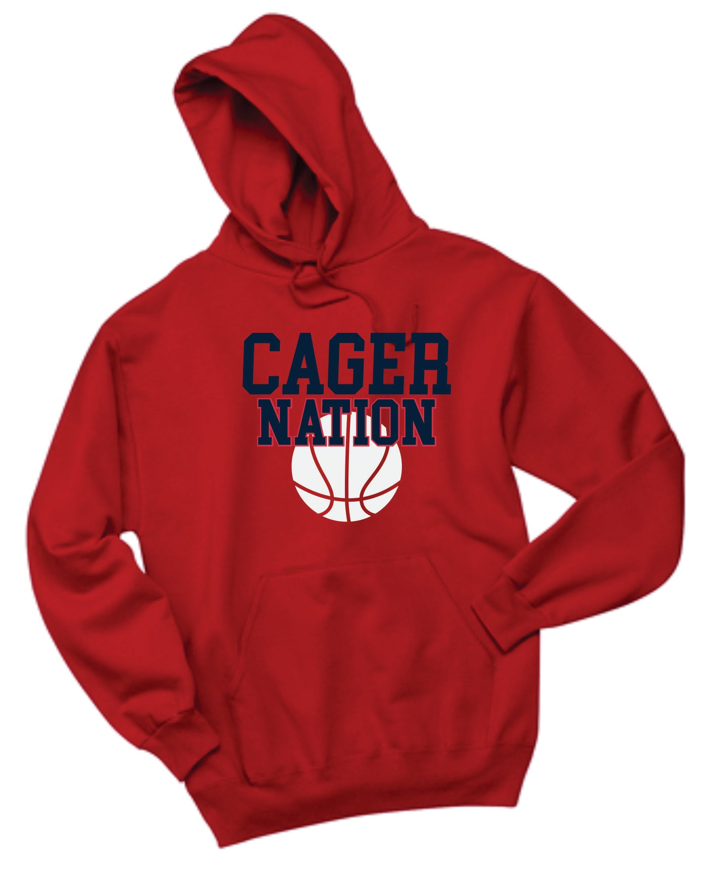 Cager Nation Basketball Hooded Sweatshirt