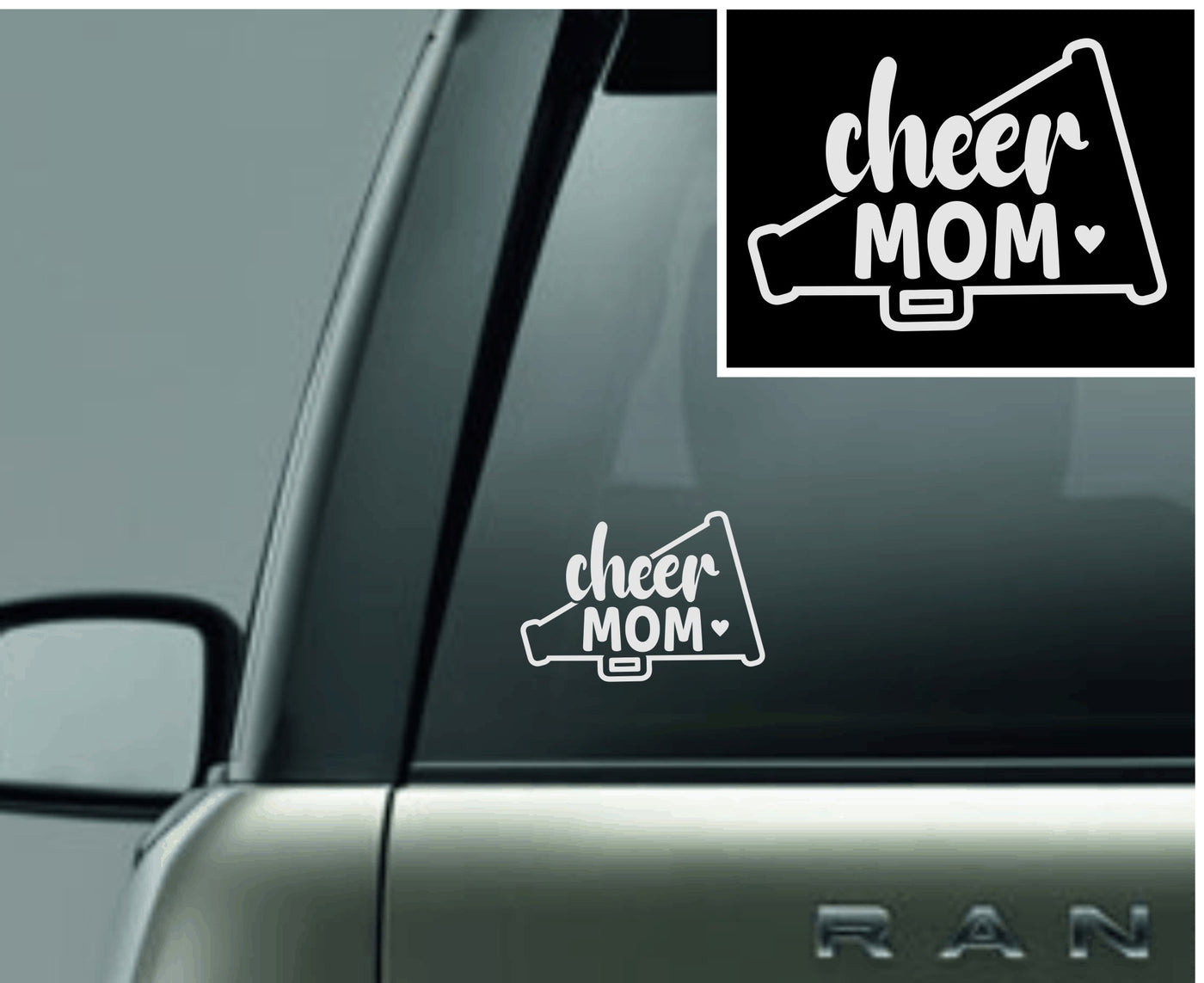 Cheer Mom Vinyl Decal