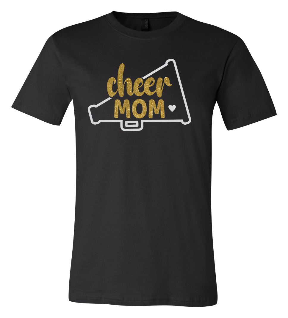 Cheer Mom Short Sleeve Graphic T-shirt