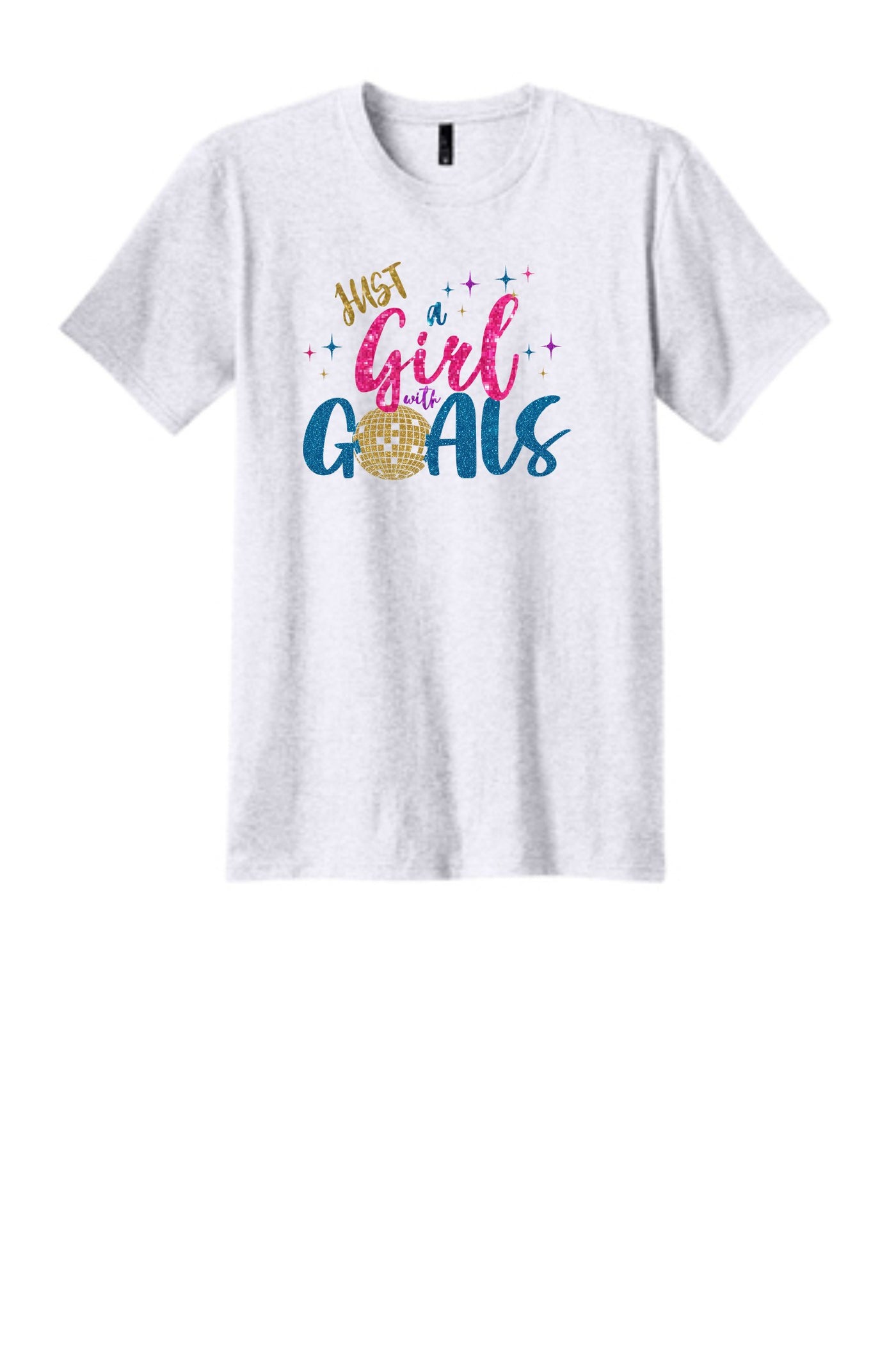 Just a Girl with Goals Short Sleeve Graphic T-shirt