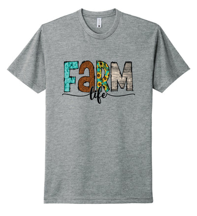 Farm Life Short Sleeve Graphic T-Shirt