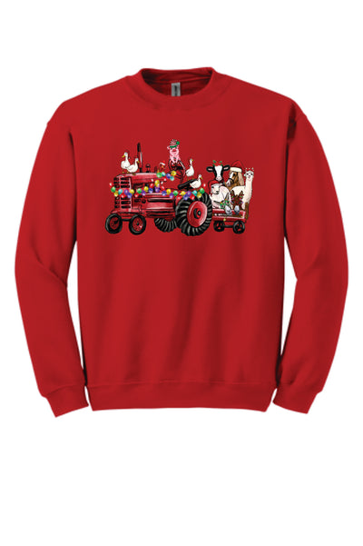 Christmas on the Farm Crewneck Sweatshirt