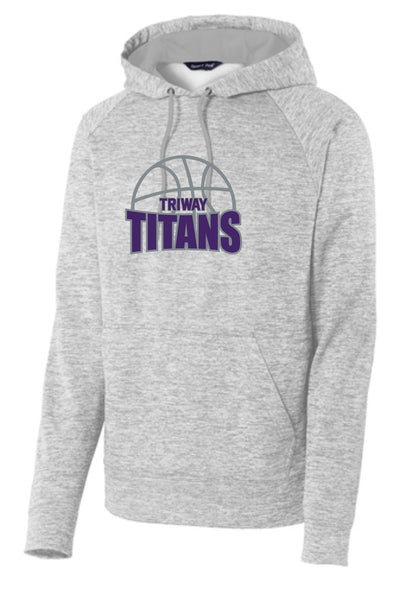 Triway Titans Drifit Electric Fleece Hooded Sweatshirt