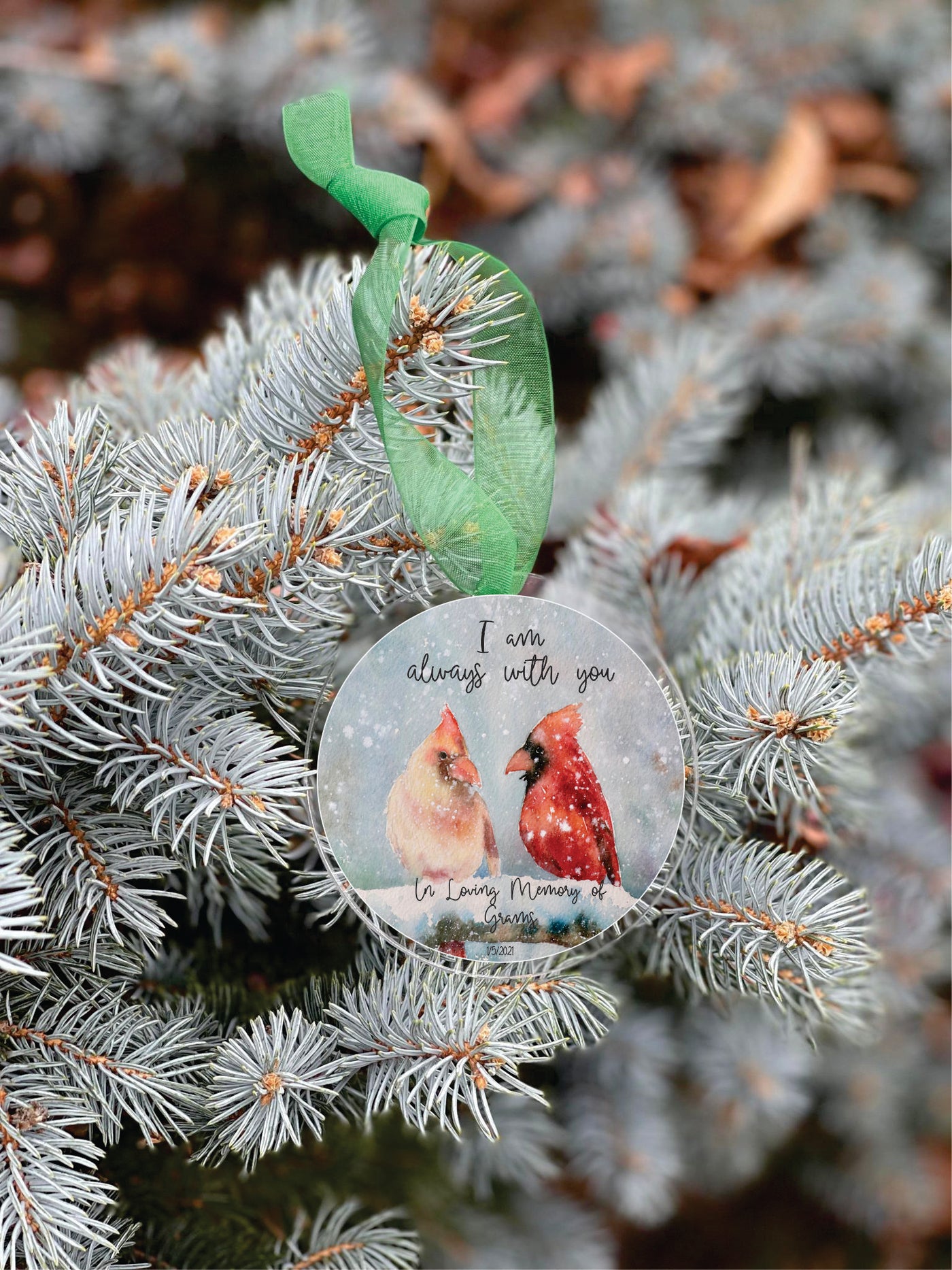 I Am Always With You Personalized Memorial Gift Tag/Ornament