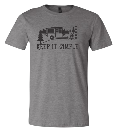 Keep It Simple Short Sleeve Graphic T-shirt